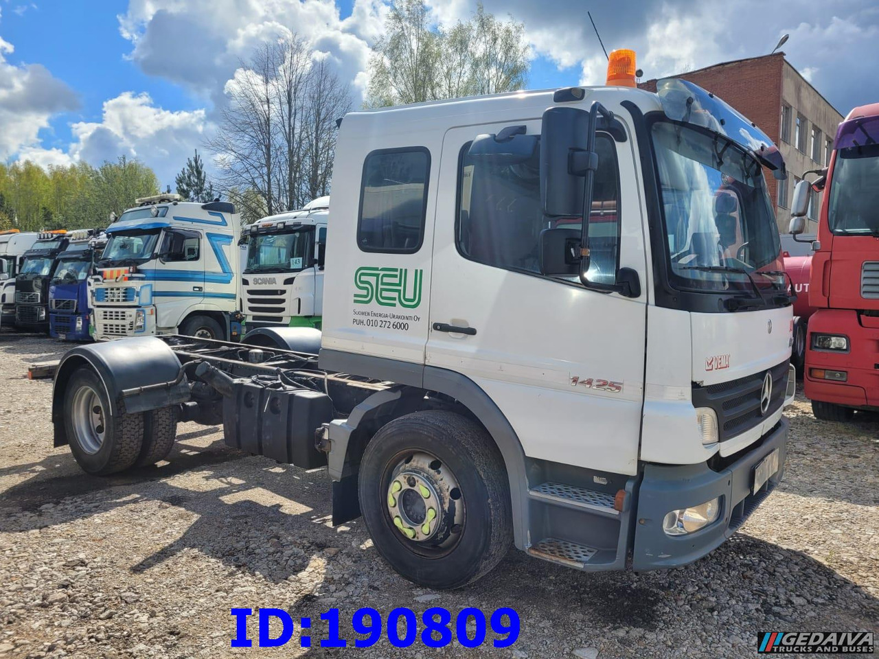MERCEDES-BENZ Atego 1425 - Važiuoklės sunkvežimis: foto 4 MERCEDES-BENZ Atego 1425 - Važiuoklės sunkvežimis: foto 4