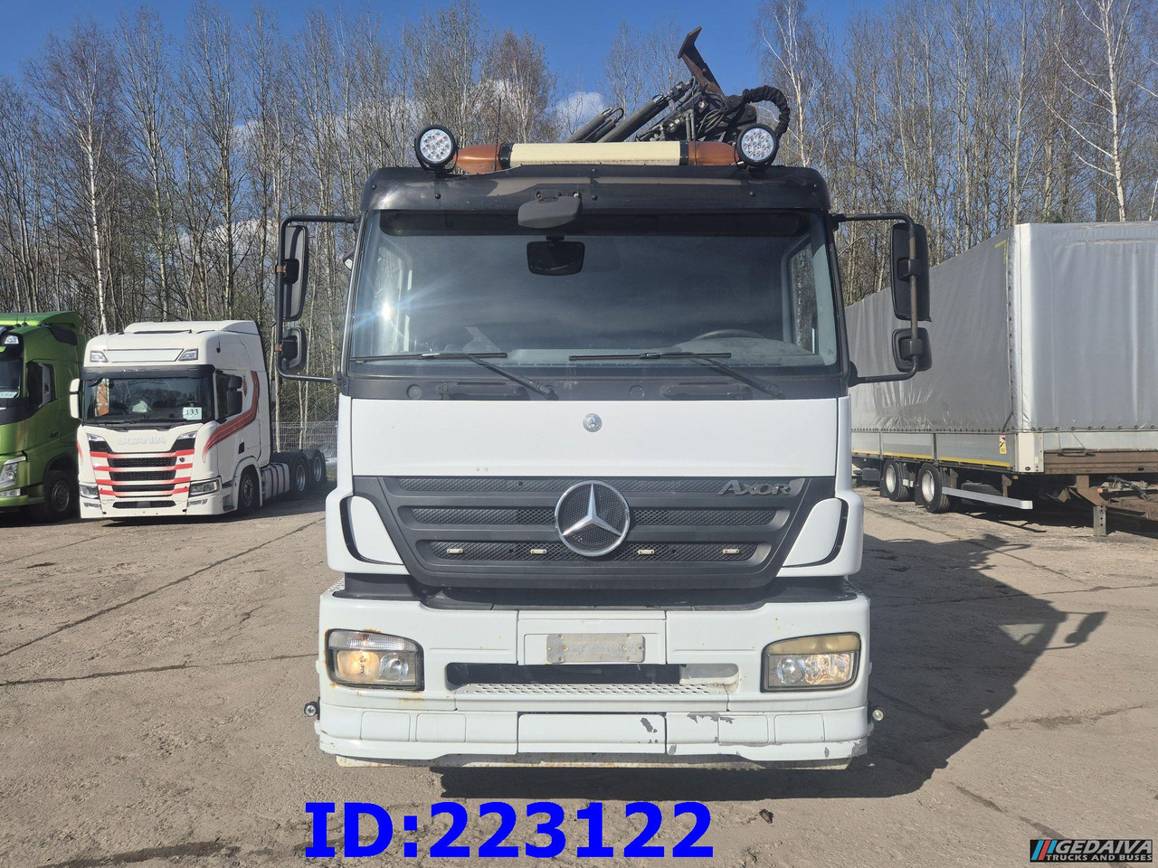 MERCEDES-BENZ Axor 2533 6x2 + Atlas 332.3E Crane - Savivartis sunkvežimis: foto 2 MERCEDES-BENZ Axor 2533 6x2 + Atlas 332.3E Crane - Savivartis sunkvežimis: foto 2
