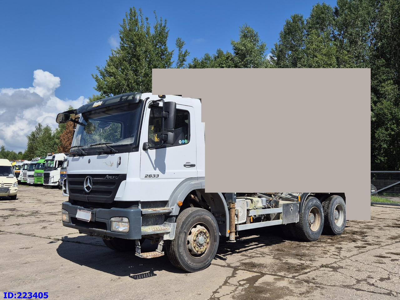 MERCEDES-BENZ Axor 2633 6x4 Full steel - Važiuoklės sunkvežimis: foto 1 MERCEDES-BENZ Axor 2633 6x4 Full steel - Važiuoklės sunkvežimis: foto 1