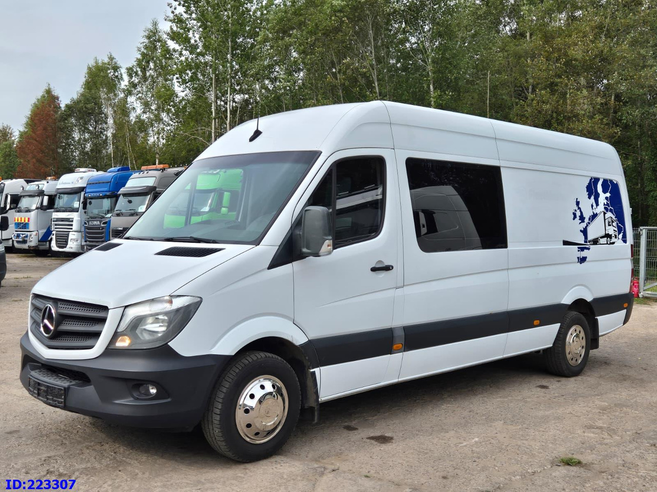 Komercinis automobilis su dviguba kabina MERCEDES-BENZ Sprinter 316 Euro6: foto 1