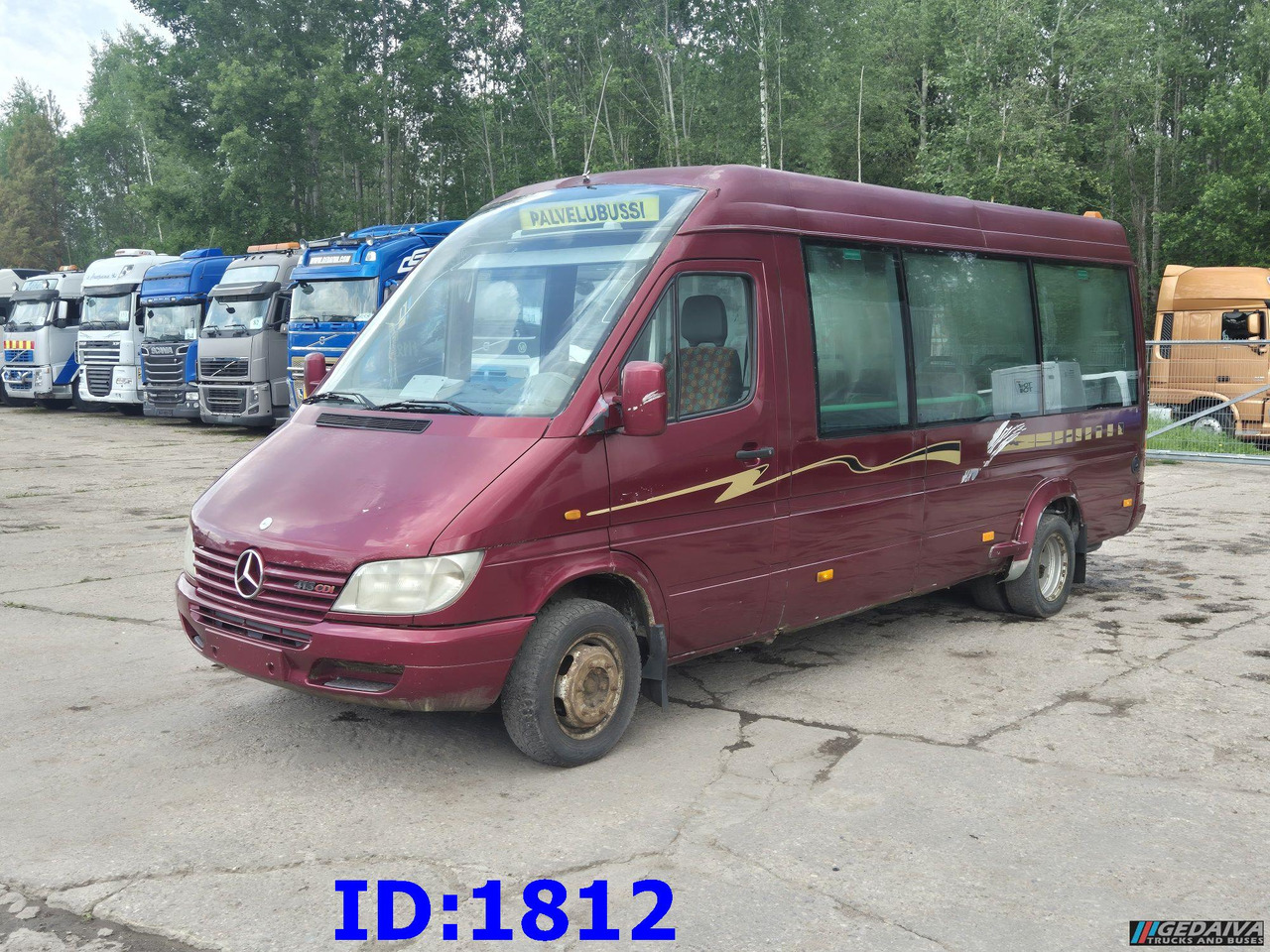 MERCEDES-BENZ Sprinter 413 - 17 Place - Mikroautobusas, Keleivinis furgonas: foto 4 MERCEDES-BENZ Sprinter 413 - 17 Place - Mikroautobusas, Keleivinis furgonas: foto 4