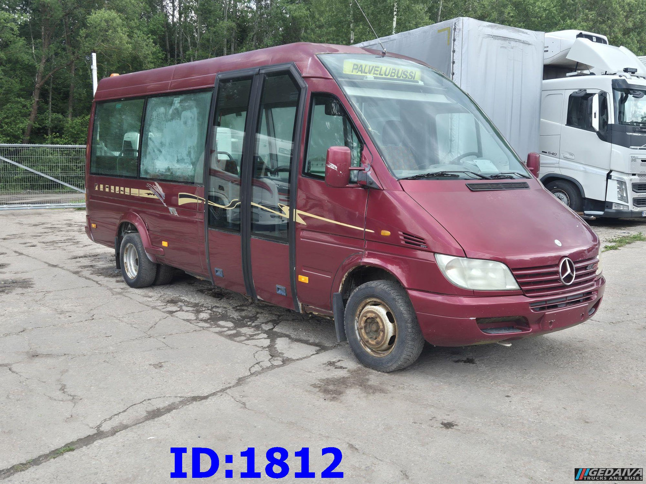 MERCEDES-BENZ Sprinter 413 - 17 Place - Mikroautobusas, Keleivinis furgonas: foto 1 MERCEDES-BENZ Sprinter 413 - 17 Place - Mikroautobusas, Keleivinis furgonas: foto 1