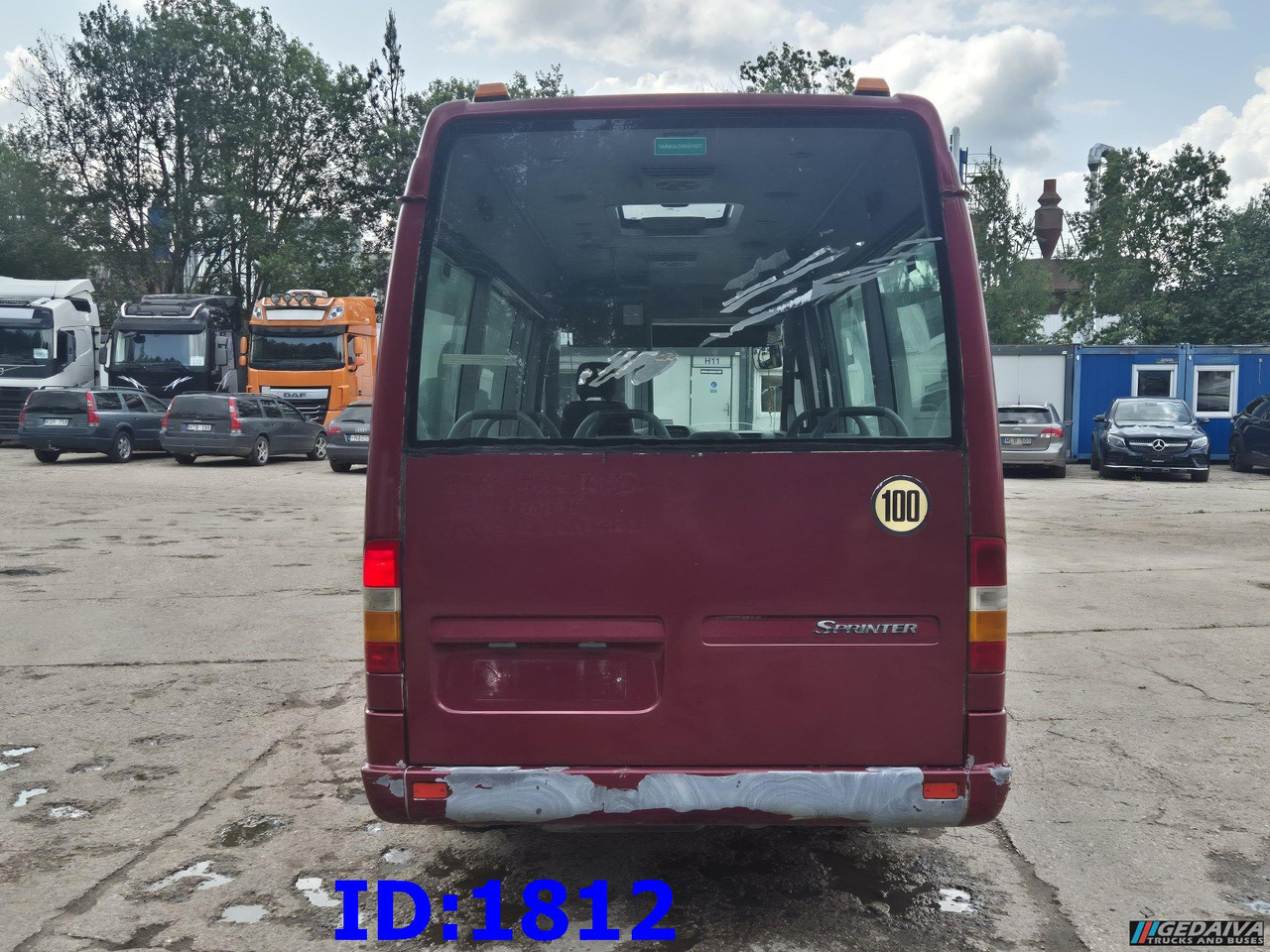 MERCEDES-BENZ Sprinter 413 - 17 Place - Mikroautobusas, Keleivinis furgonas: foto 5 MERCEDES-BENZ Sprinter 413 - 17 Place - Mikroautobusas, Keleivinis furgonas: foto 5
