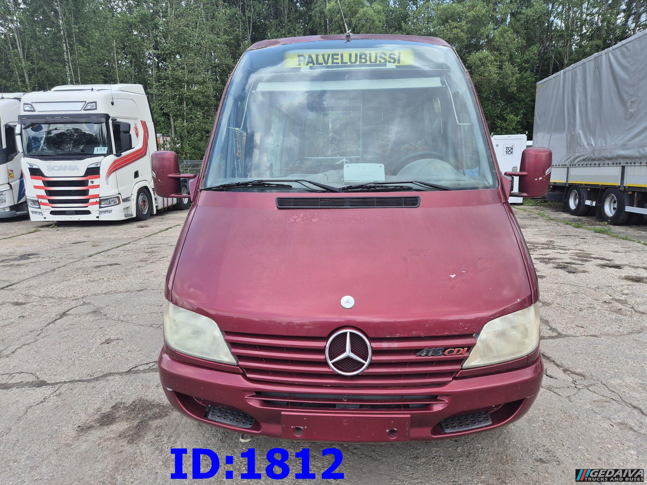MERCEDES-BENZ Sprinter 413 - 17 Place - Mikroautobusas, Keleivinis furgonas: foto 2 MERCEDES-BENZ Sprinter 413 - 17 Place - Mikroautobusas, Keleivinis furgonas: foto 2