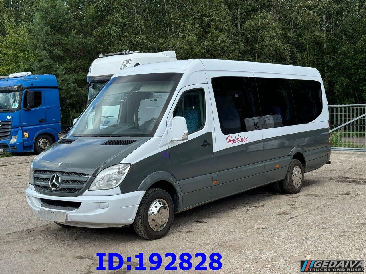 Mikroautobusas, Keleivinis furgonas Mercedes-Benz Sprinter 519 - 17 place - Euro5: foto 1