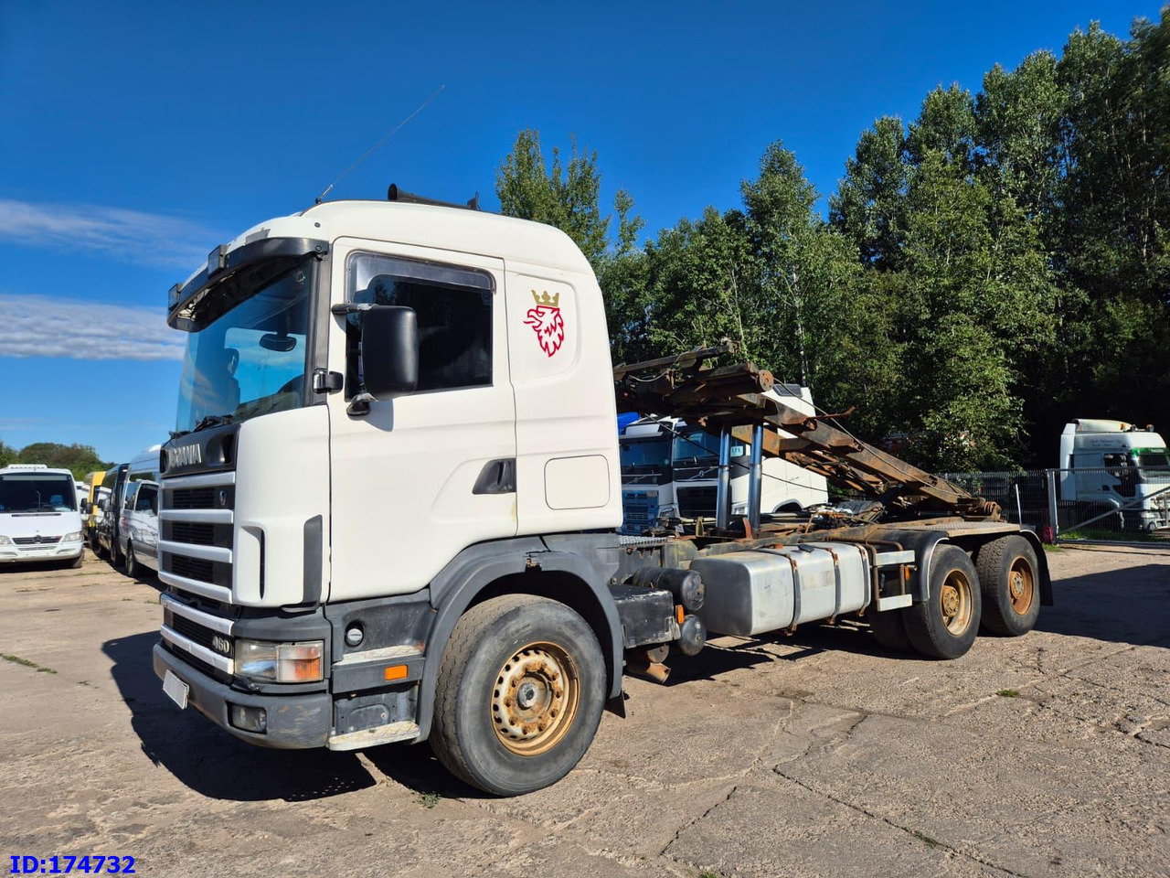 SCANIA 144 - 6x4 - Full Steel - Big Axles - 3 Pedals - Savivartis sunkvežimis: foto 1 SCANIA 144 - 6x4 - Full Steel - Big Axles - 3 Pedals - Savivartis sunkvežimis: foto 1