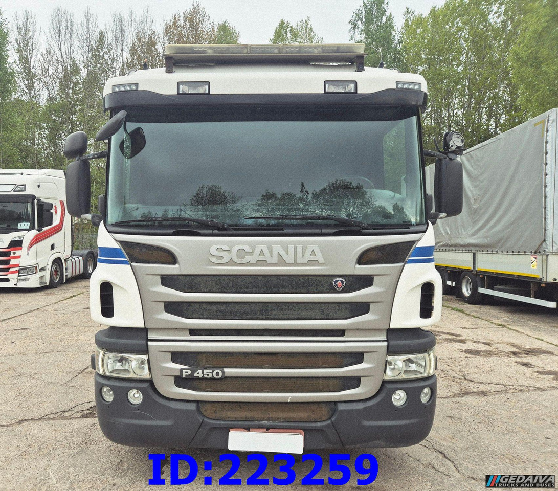 SCANIA P450 6x2 Steering axle Euro6 + PM 13.5SP - Platforminis/ Bortinis sunkvežimis: foto 2 SCANIA P450 6x2 Steering axle Euro6 + PM 13.5SP - Platforminis/ Bortinis sunkvežimis: foto 2