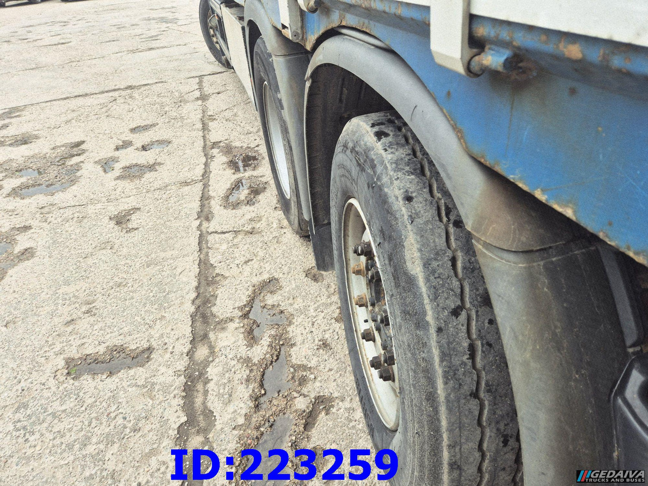 Platforminis/ Bortinis sunkvežimis SCANIA P450 6x2 Steering axle Euro6 + PM 13.5SP: foto 7