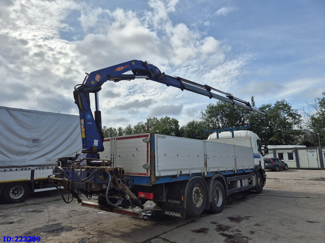 SCANIA P450 6x2 Steering axle Euro6 + PM 13.5SP - Platforminis/ Bortinis sunkvežimis: foto 5 SCANIA P450 6x2 Steering axle Euro6 + PM 13.5SP - Platforminis/ Bortinis sunkvežimis: foto 5