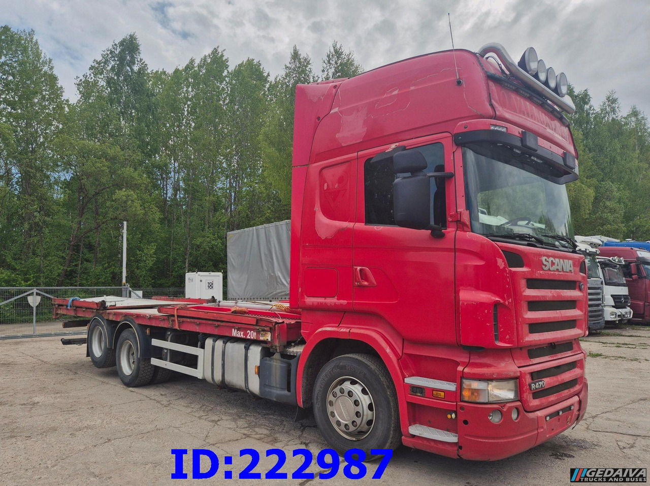 SCANIA R470 6x2 10tyre Manual - Platforminis/ Bortinis sunkvežimis: foto 4 SCANIA R470 6x2 10tyre Manual - Platforminis/ Bortinis sunkvežimis: foto 4