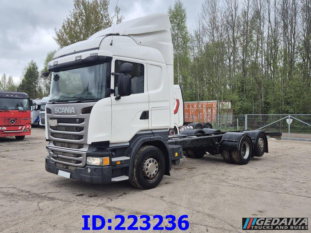 SCANIA R480 6X2 Steering axle - Važiuoklės sunkvežimis: foto 1 SCANIA R480 6X2 Steering axle - Važiuoklės sunkvežimis: foto 1