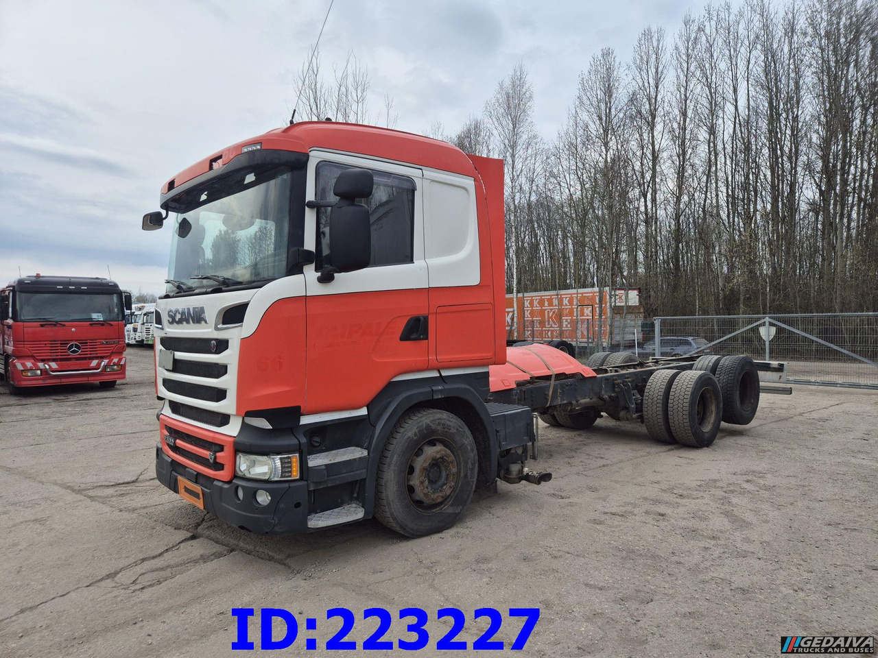 SCANIA R520 6X2 Euro6 - Važiuoklės sunkvežimis: foto 1 SCANIA R520 6X2 Euro6 - Važiuoklės sunkvežimis: foto 1