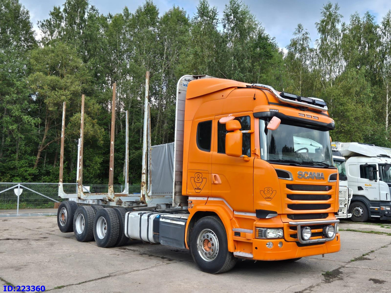 SCANIA R580 8X4 V8 Retarder - Miškovežis: foto 2 SCANIA R580 8X4 V8 Retarder - Miškovežis: foto 2