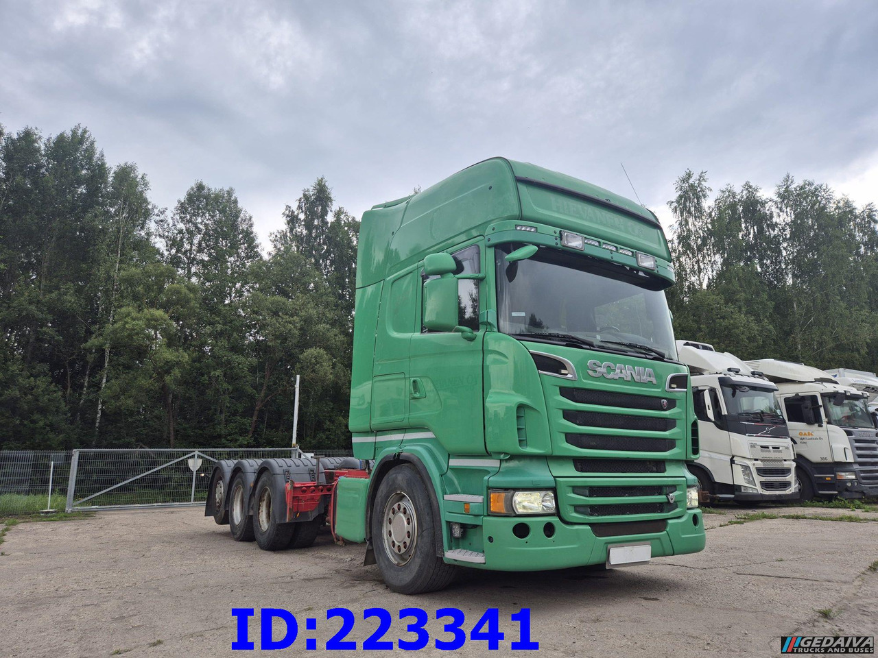 SCANIA R620 - 8x4 - Steering axle - Retarder - Važiuoklės sunkvežimis: foto 3 SCANIA R620 - 8x4 - Steering axle - Retarder - Važiuoklės sunkvežimis: foto 3