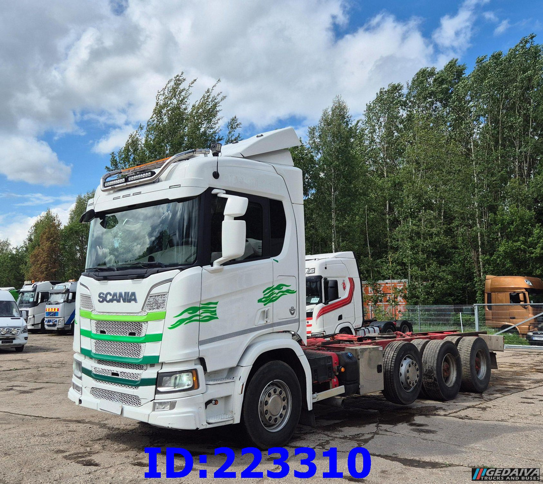 SCANIA R650 V8 8x4 BIG AXLES - Važiuoklės sunkvežimis: foto 1 SCANIA R650 V8 8x4 BIG AXLES - Važiuoklės sunkvežimis: foto 1