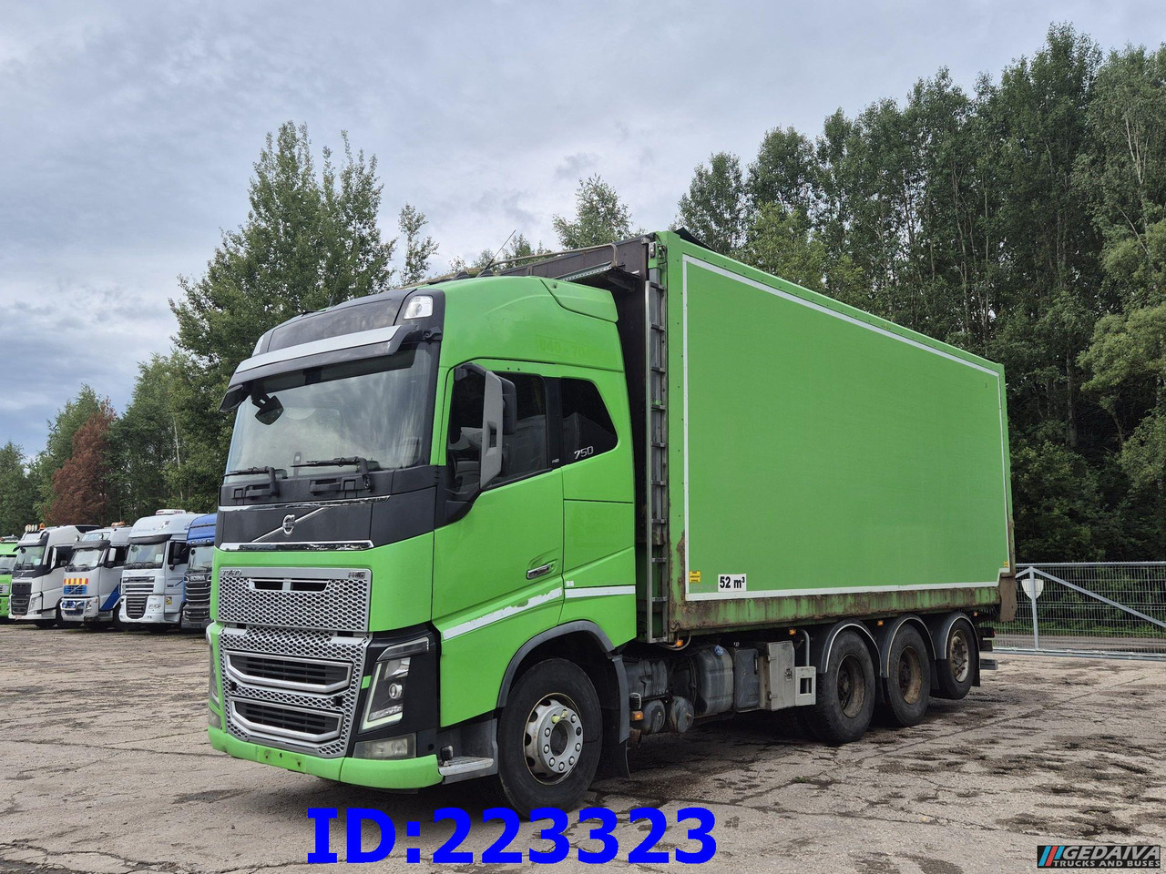 VOLVO FH16 750HP - 8x4 -Big Axles - Furgonas sunkvežimis: foto 1 VOLVO FH16 750HP - 8x4 -Big Axles - Furgonas sunkvežimis: foto 1