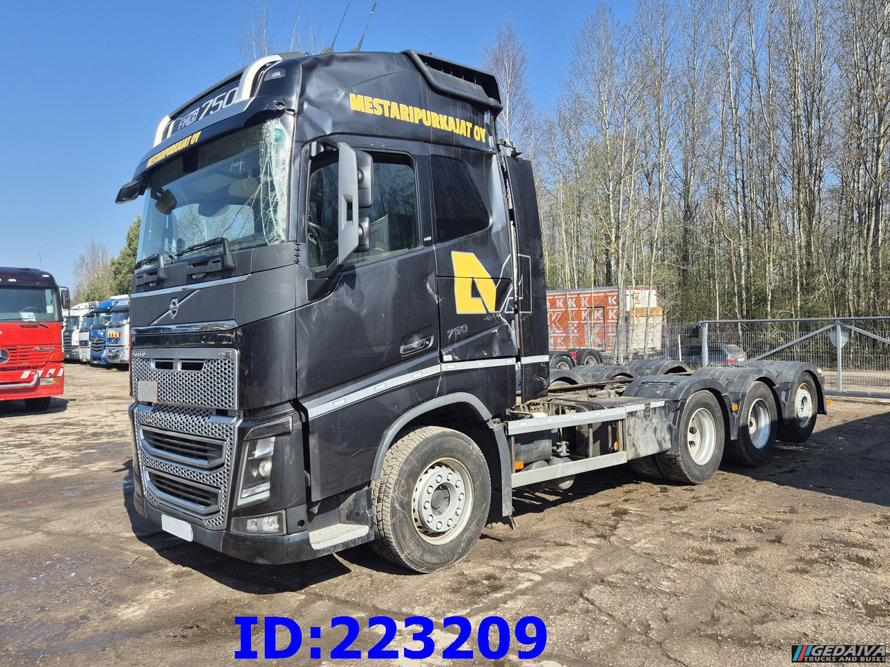 VOLVO FH16 750HP 8x4 Steering axle - Važiuoklės sunkvežimis: foto 4 VOLVO FH16 750HP 8x4 Steering axle - Važiuoklės sunkvežimis: foto 4