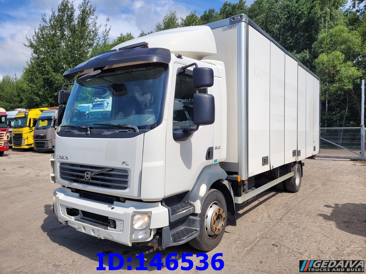 VOLVO FL 240HP - 4x2 - Manual - Euro5 - Furgonas sunkvežimis: foto 1 VOLVO FL 240HP - 4x2 - Manual - Euro5 - Furgonas sunkvežimis: foto 1