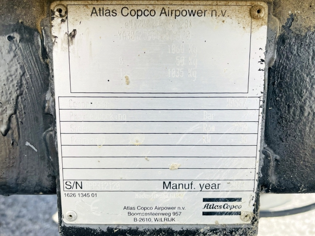 Atlas Copco XAS67 DDG (4049) - Oro kompresorius: foto 3 Atlas Copco XAS67 DDG (4049) - Oro kompresorius: foto 3