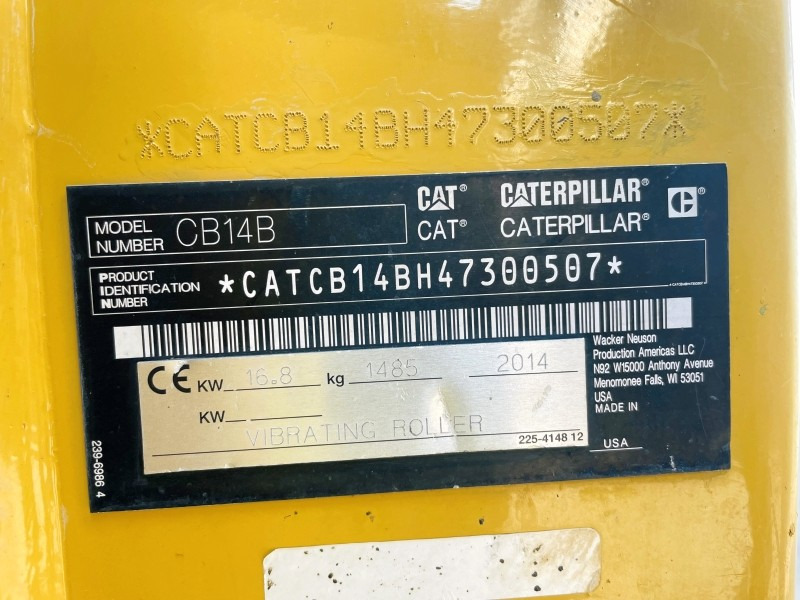 Caterpillar CB14B (3399) - Volas: foto 3 Caterpillar CB14B (3399) - Volas: foto 3