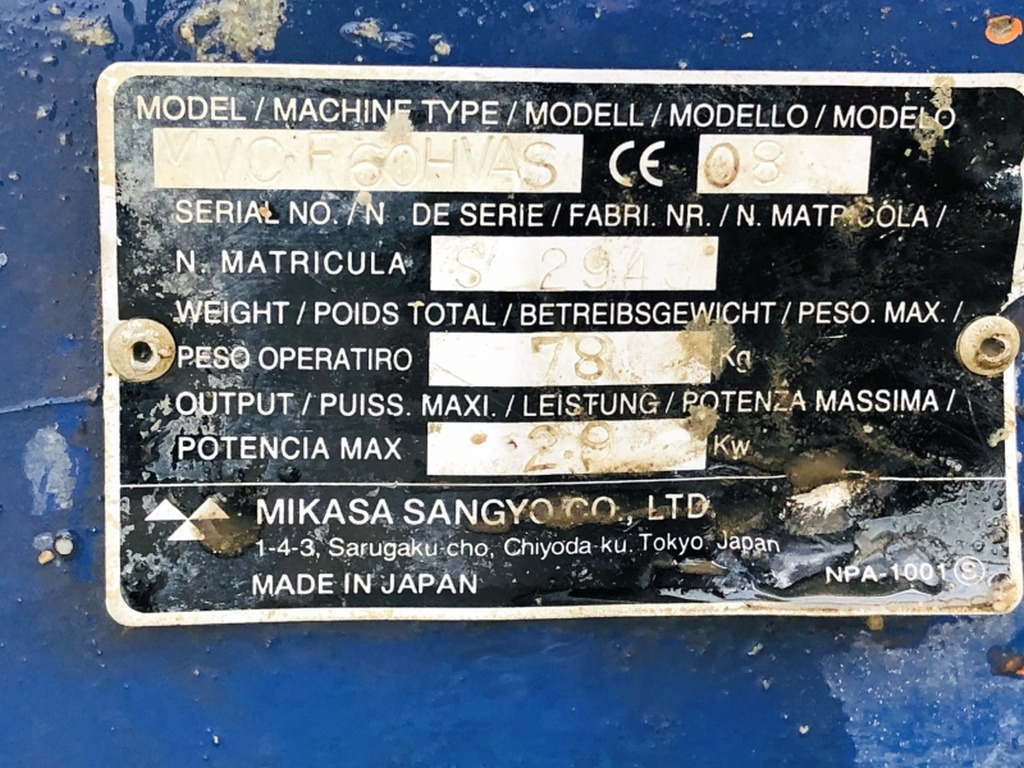 Diverses MIKASA MVCF60HVAS (3931) - Tankinimo plokštė: foto 3 Diverses MIKASA MVCF60HVAS (3931) - Tankinimo plokštė: foto 3