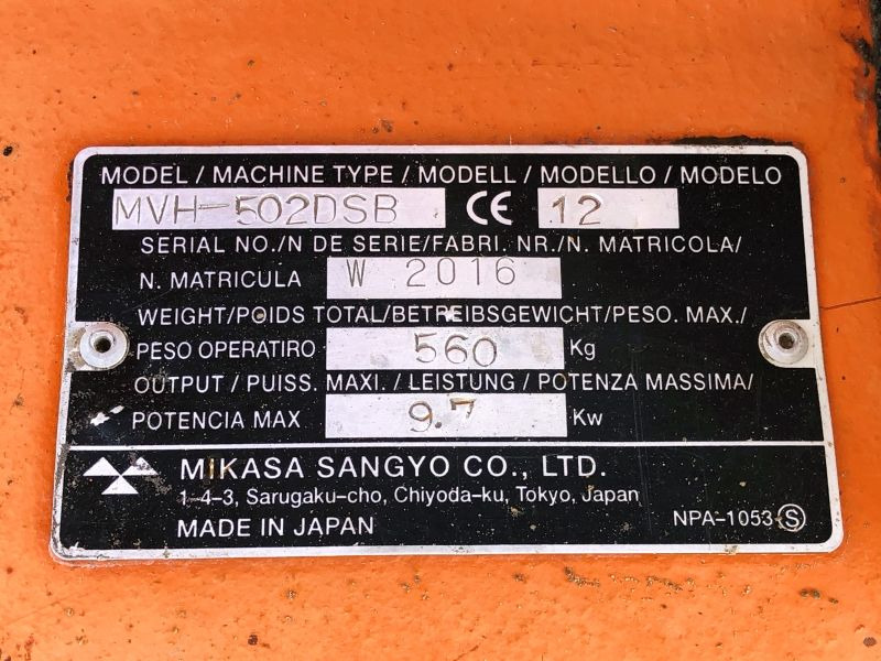 Verschiedenes MIKASA MVH 502 (2906) - Tankinimo plokštė: foto 3 Verschiedenes MIKASA MVH 502 (2906) - Tankinimo plokštė: foto 3