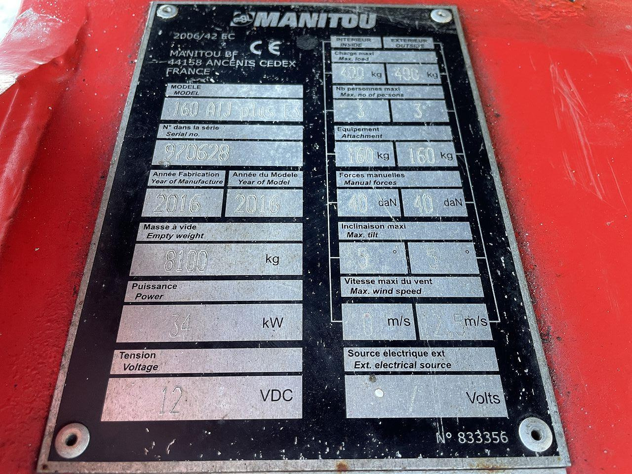 Alkūninis keltuvas Manitou 160ATJ+ RC: foto 11