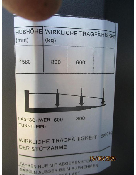 Keltuvas BT SWE 080L: foto 12 Keltuvas BT SWE 080L: foto 12