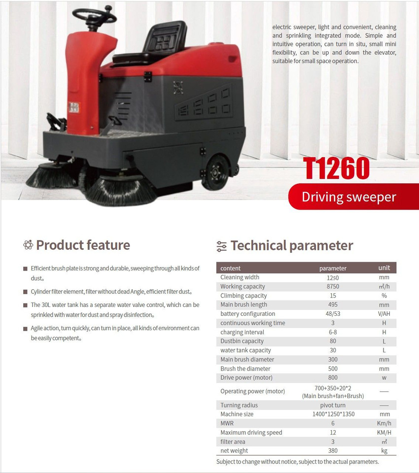 EP T1260 - Grindų šlavimo mašina: foto 5 EP T1260 - Grindų šlavimo mašina: foto 5