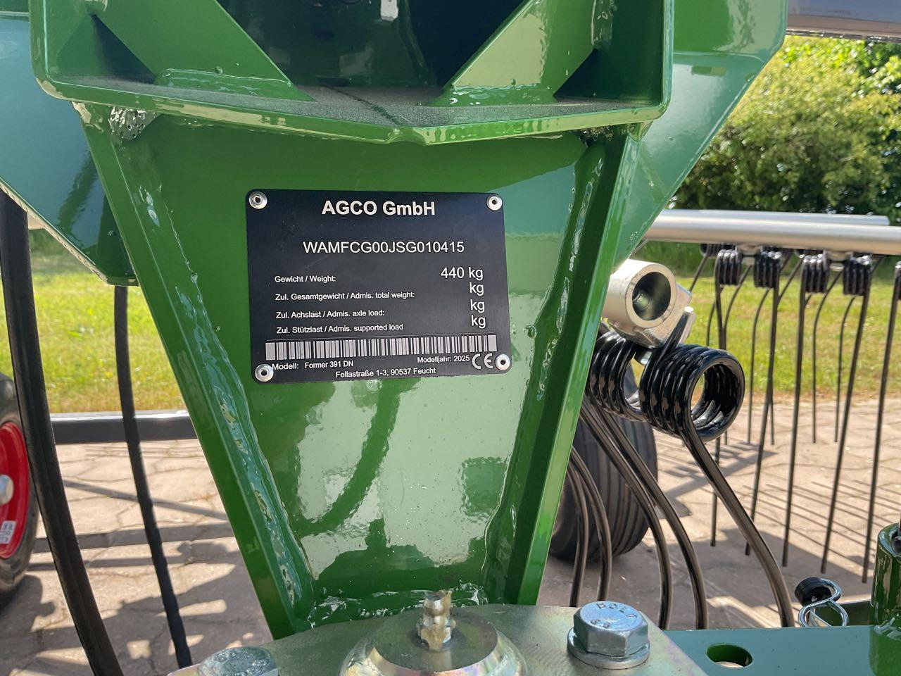 Fendt Former 391 DN - Šieno grėblys/ Vartytuvas: foto 4 Fendt Former 391 DN - Šieno grėblys/ Vartytuvas: foto 4