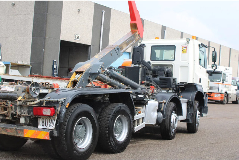 DAF CF 510 + 8X4 + HOOK 26TON + PERFCET CONDITION + 2X IN STOCK - Hook-lift sunkvežimis: foto 4 DAF CF 510 + 8X4 + HOOK 26TON + PERFCET CONDITION + 2X IN STOCK - Hook-lift sunkvežimis: foto 4