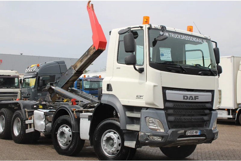 DAF CF 510 + 8X4 + HOOK 26TON + PERFCET CONDITION + 2X IN STOCK - Hook-lift sunkvežimis: foto 5 DAF CF 510 + 8X4 + HOOK 26TON + PERFCET CONDITION + 2X IN STOCK - Hook-lift sunkvežimis: foto 5
