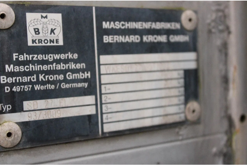 Krone 3x BPW + 2.71 height - Tentinė puspriekabė: foto 4 Krone 3x BPW + 2.71 height - Tentinė puspriekabė: foto 4