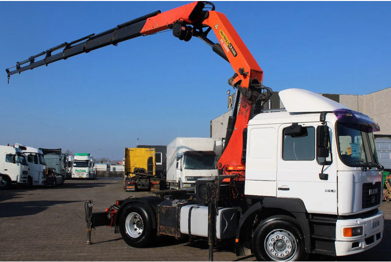 MAN 18.414 + PALFINGER PK35000 F + EURO 2 + MANUAL - Sunkvežimis su kranu: foto 2 MAN 18.414 + PALFINGER PK35000 F + EURO 2 + MANUAL - Sunkvežimis su kranu: foto 2