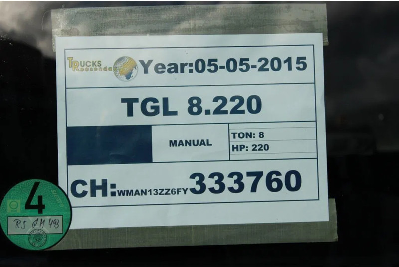 Refrižeratorius sunkvežimis MAN TGL 8.220 + MANUAL: foto 18