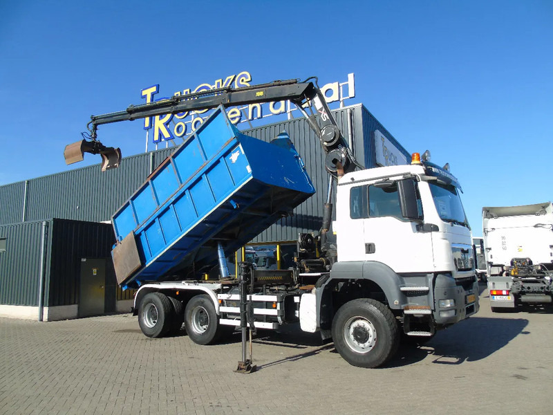MAN TGS 26.400 + 6x6 + HIAB 166 E3 HIPRO + 3SIDE TIPPER - Sunkvežimis su kranu: foto 2 MAN TGS 26.400 + 6x6 + HIAB 166 E3 HIPRO + 3SIDE TIPPER - Sunkvežimis su kranu: foto 2