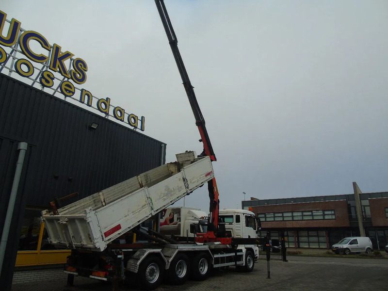 MAN TGS 32.400 + PALFINGER PK23.001EH + HOOKSYSTEM + 8X4 TRIDEM + ROTATOR + EURO 5 - Hook-lift sunkvežimis, Sunkvežimis su kranu: foto 4 MAN TGS 32.400 + PALFINGER PK23.001EH + HOOKSYSTEM + 8X4 TRIDEM + ROTATOR + EURO 5 - Hook-lift sunkvežimis, Sunkvežimis su kranu: foto 4