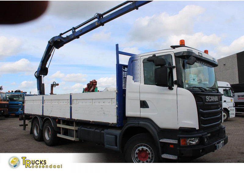 Scania G440 hiab 166-4 hipro + 6x4 + manual + remote - Sunkvežimis su kranu: foto 1 Scania G440 hiab 166-4 hipro + 6x4 + manual + remote - Sunkvežimis su kranu: foto 1