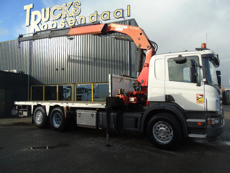 Scania P 420 + PALFINGER 32080 + STEERING + 6X2 - Sunkvežimis su kranu: foto 4 Scania P 420 + PALFINGER 32080 + STEERING + 6X2 - Sunkvežimis su kranu: foto 4