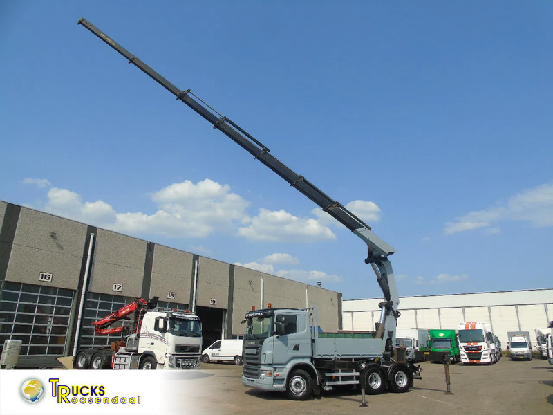 Scania R reserved 420 + PALFINGER 72002 + 7 EXTENTIONS + 6X4 + REMOTE - Sunkvežimis su kranu: foto 1 Scania R reserved 420 + PALFINGER 72002 + 7 EXTENTIONS + 6X4 + REMOTE - Sunkvežimis su kranu: foto 1