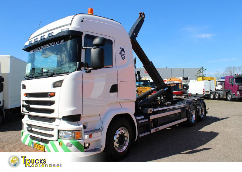 Scania R450 + Euro 6 + Hook system + 6x2 + Discounted from 58.950,- - Hook-lift sunkvežimis: foto 1 Scania R450 + Euro 6 + Hook system + 6x2 + Discounted from 58.950,- - Hook-lift sunkvežimis: foto 1