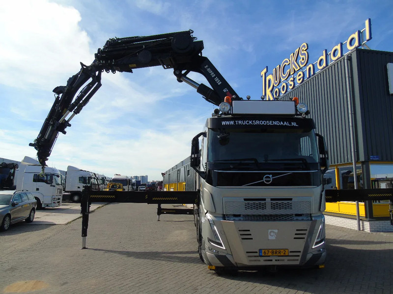 Volvo FH 500 + HIAB X-HIPRO 1058 E-8 + JIB 175X-5 + 8x2 + FIRST OWNER - Sunkvežimis su kranu: foto 2 Volvo FH 500 + HIAB X-HIPRO 1058 E-8 + JIB 175X-5 + 8x2 + FIRST OWNER - Sunkvežimis su kranu: foto 2