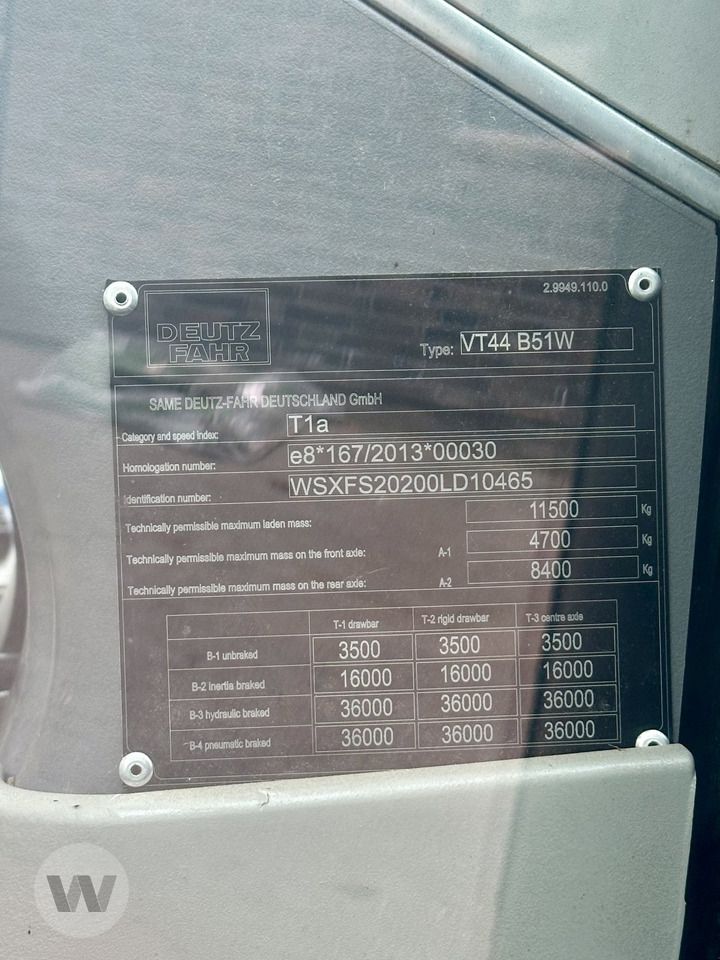 Deutz Agrotron 6165 - Traktorius: foto 2 Deutz Agrotron 6165 - Traktorius: foto 2