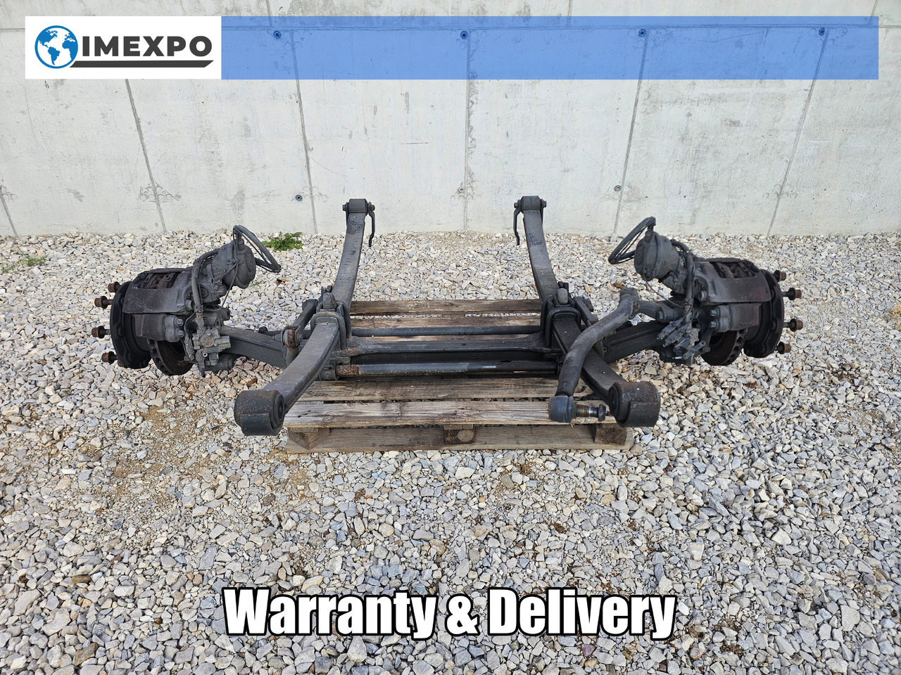 MERCEDES ATEGO MP4 12.XXX EURO 6 / COMPLETE FRONT AXLE - Priekinė ašis: foto 1 MERCEDES ATEGO MP4 12.XXX EURO 6 / COMPLETE FRONT AXLE - Priekinė ašis: foto 1