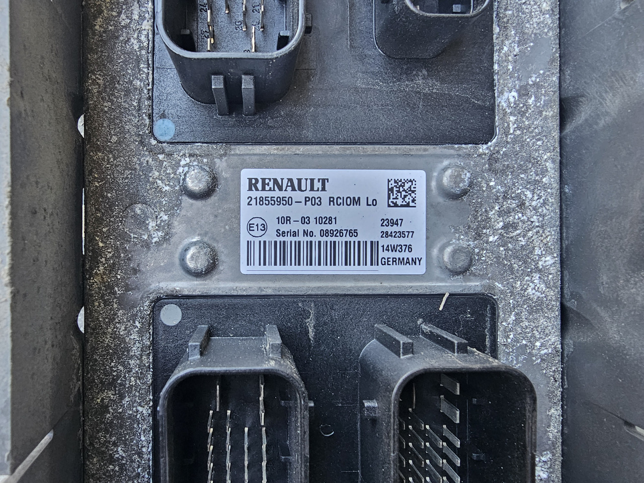 RENAULT RANGE T / RCIOM Lo CONTROL UNIT / 21855950 P03 - Valdymo blokas: foto 3 RENAULT RANGE T / RCIOM Lo CONTROL UNIT / 21855950 P03 - Valdymo blokas: foto 3