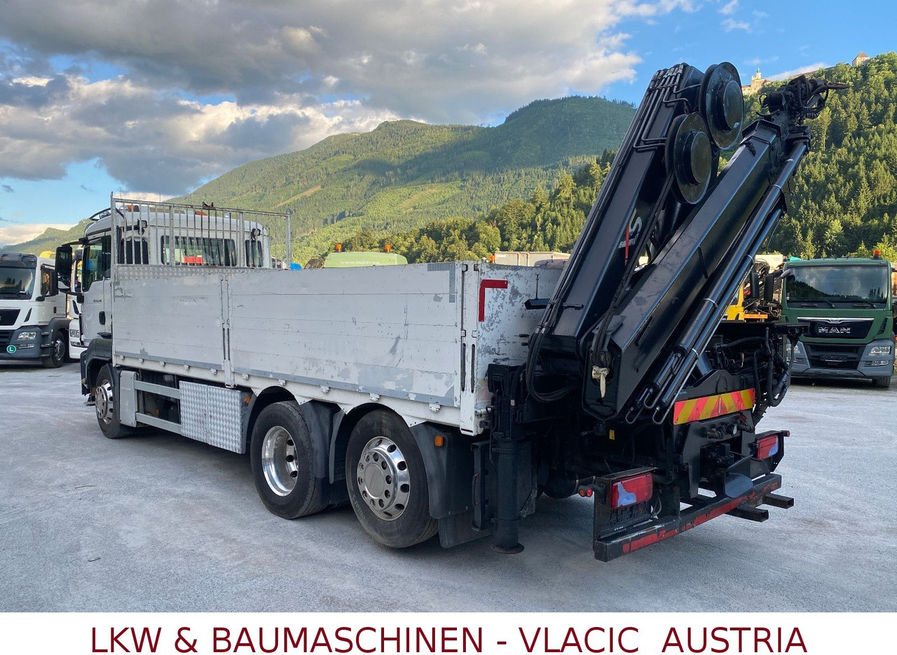 MAN 26.440 mit Kran HIAB 166 5XHydraulikauschub - Platforminis/ Bortinis sunkvežimis, Sunkvežimis su kranu: foto 5 MAN 26.440 mit Kran HIAB 166 5XHydraulikauschub - Platforminis/ Bortinis sunkvežimis, Sunkvežimis su kranu: foto 5