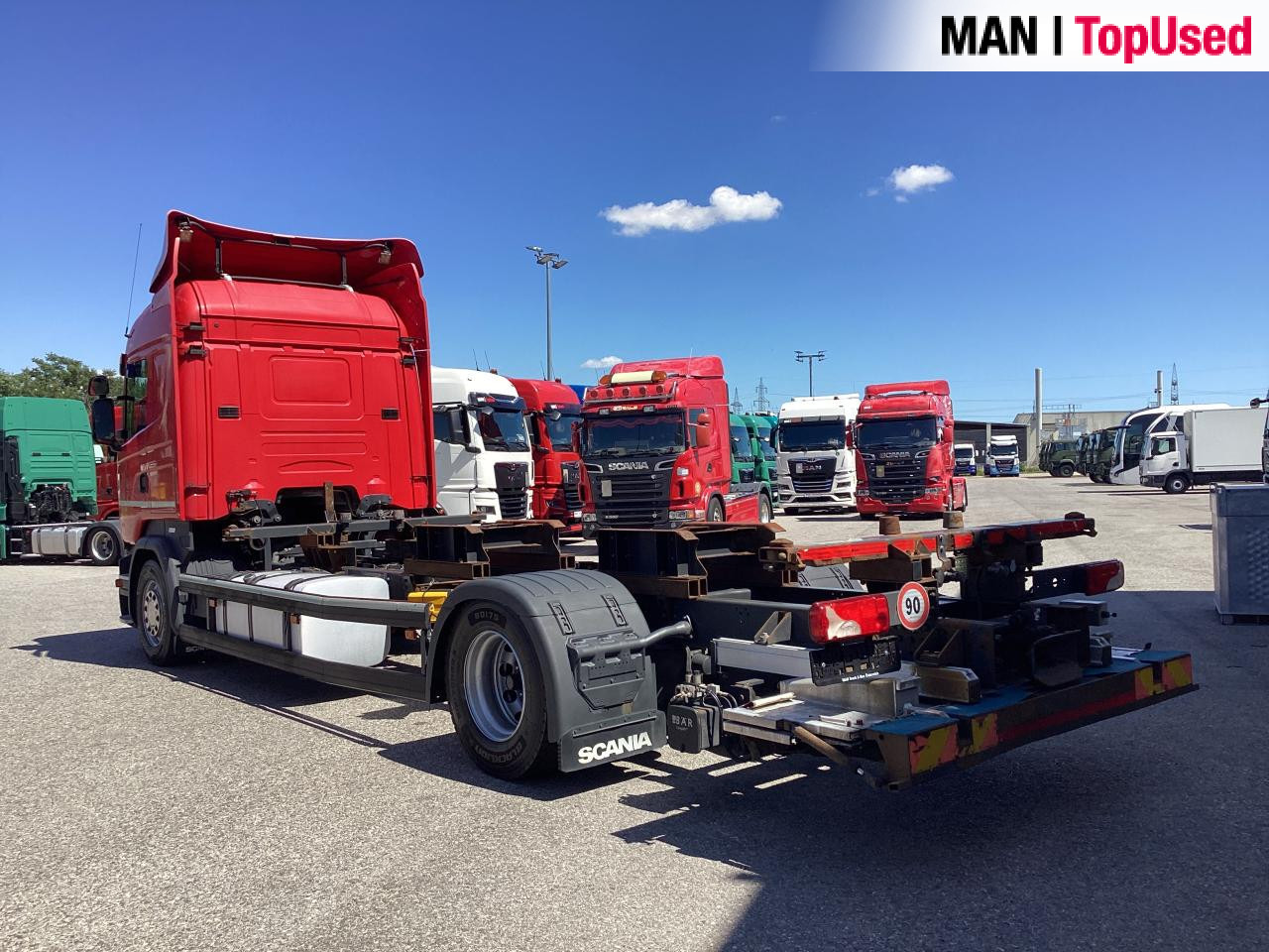 Konteineris-vežimus/ Sukeisti kūną sunkvežimis SCANIA R410: foto 13