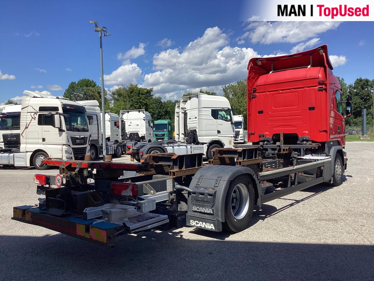 Konteineris-vežimus/ Sukeisti kūną sunkvežimis SCANIA R410: foto 11