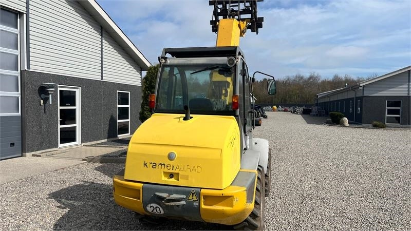 Ratinis krautuvas Kramer 750T Allrad med pallegafler og adabter. Med telesk: foto 15