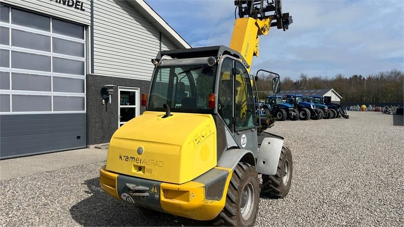 Ratinis krautuvas Kramer 750T Allrad med pallegafler og adabter. Med telesk: foto 14